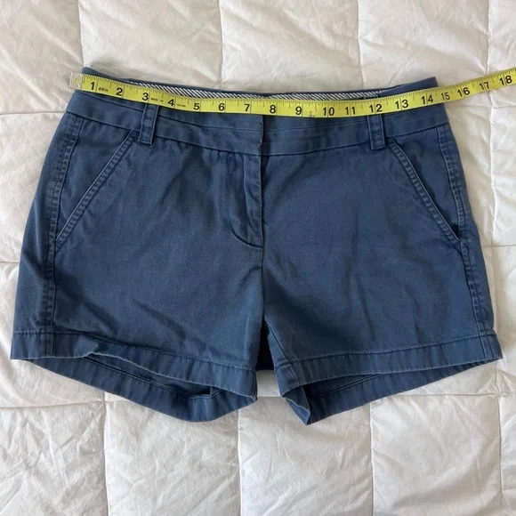 J. Crew Blue Chino Shorts - Picture 3 of 9
